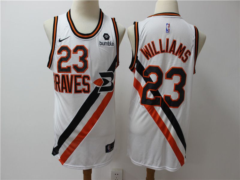 Men Los Angeles Clippers 23 Williams White City Edition Game Nike NBA Jerseys